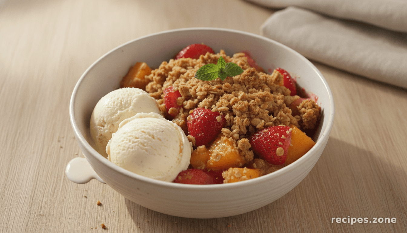 Strawberry Mango Crumble