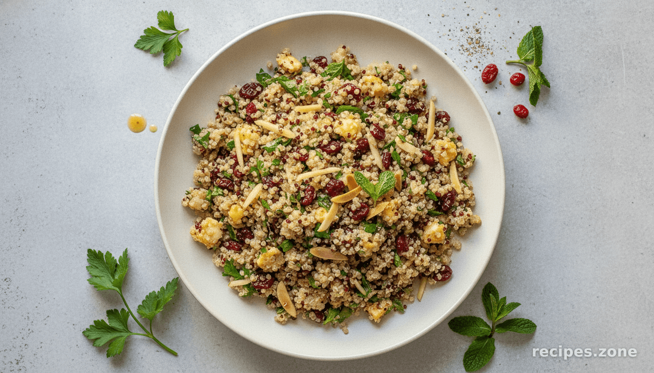 Quinoa Salad with Barberries & Nuts