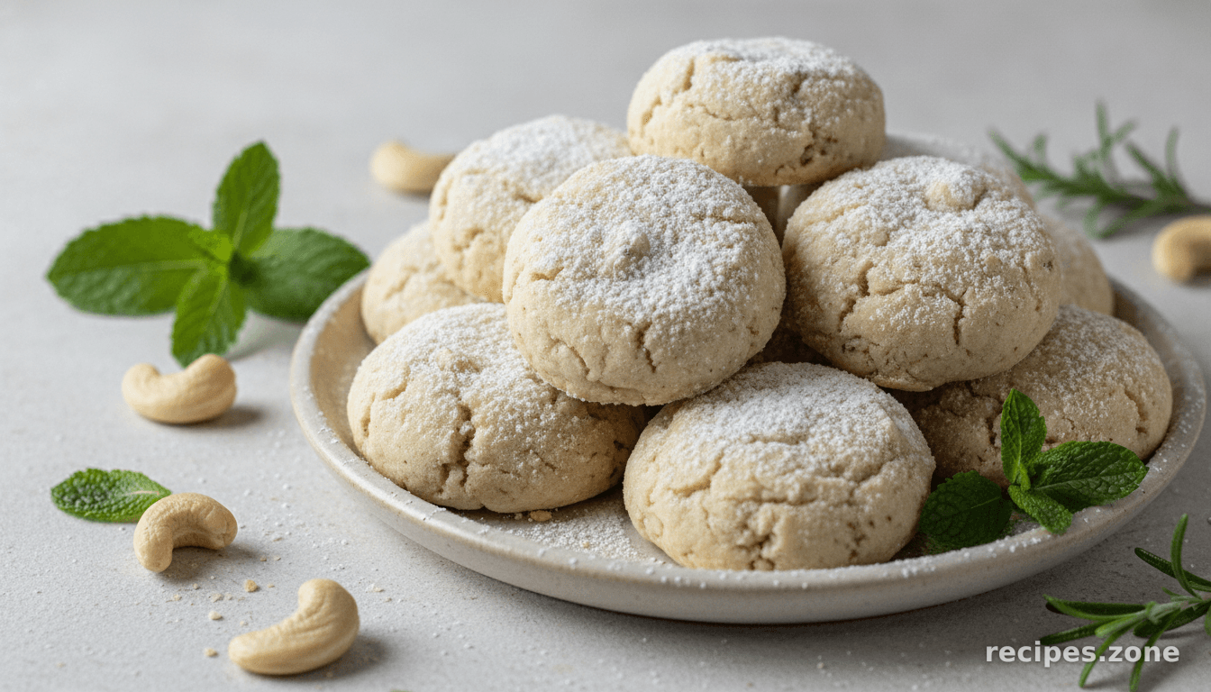 Cashew Ghoriba Biscuits