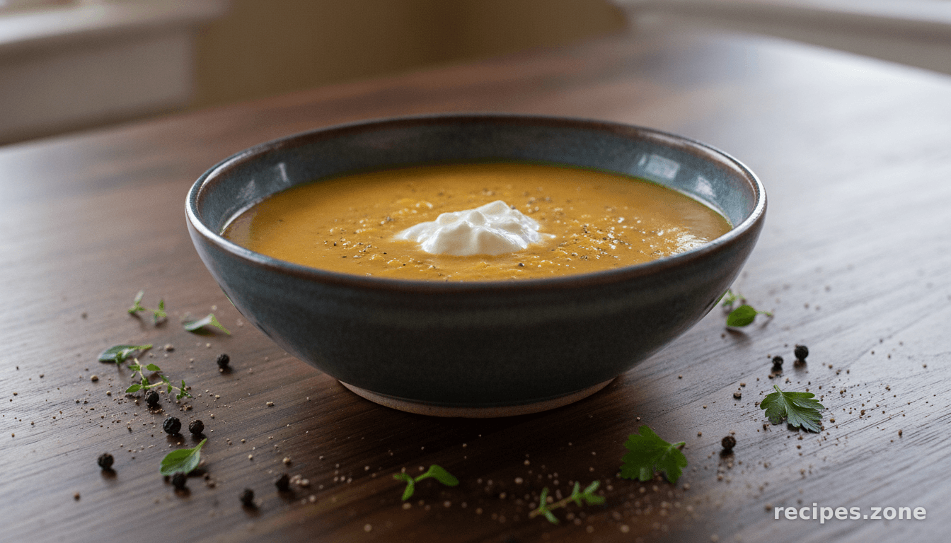 My Sister's Soup: Creamy Curried Squash and Cauliflower Soup