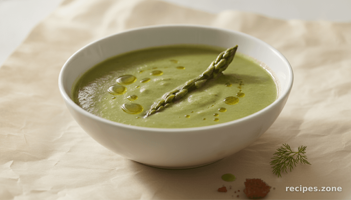Cedar Smoked Asparagus Soup