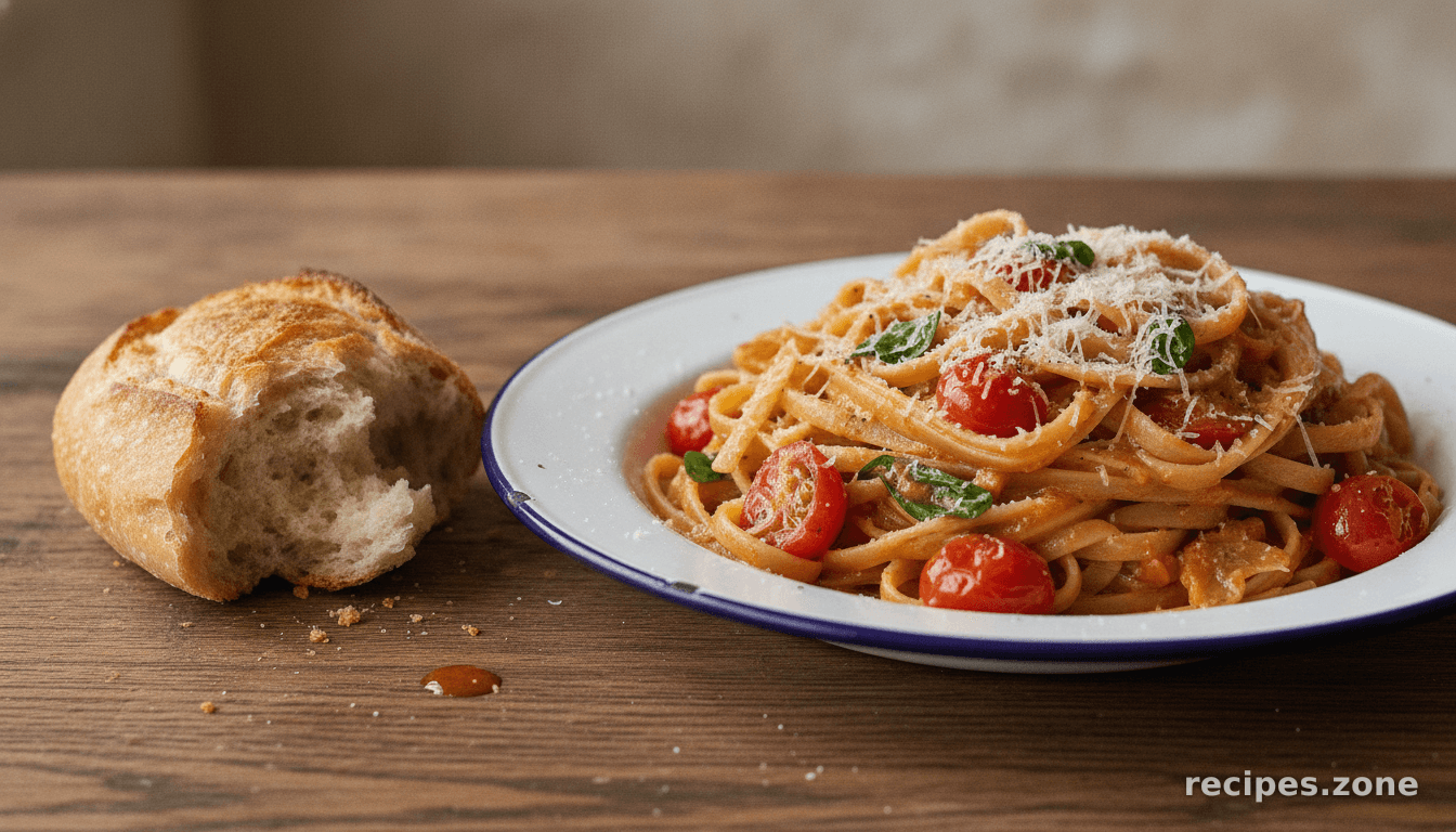 Roasted Cherry Tomato Linguine