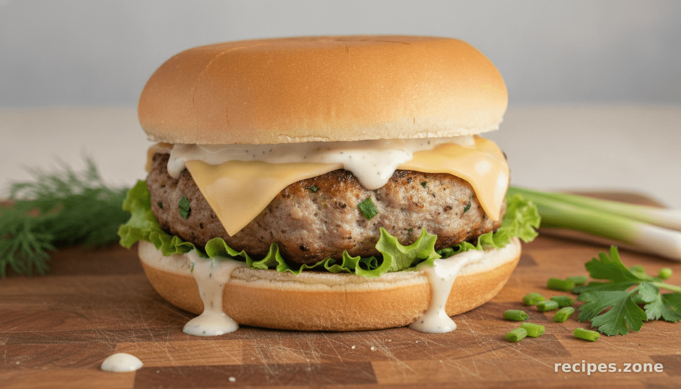 Chicken Ranch Burgers