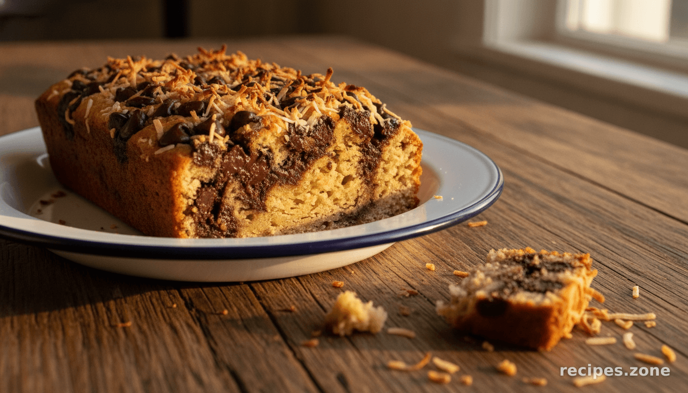 Chocolate Coconut Banana Bread
