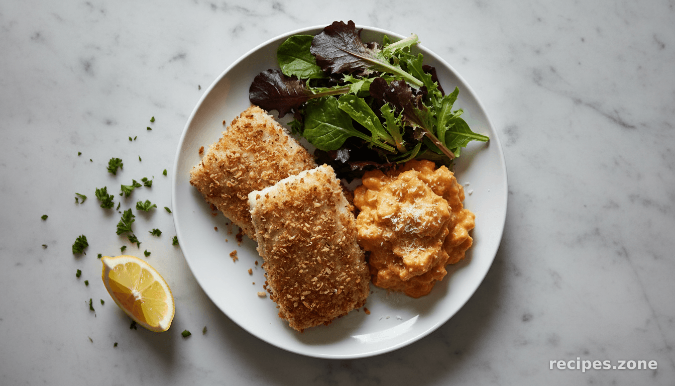 Coconut-Almond Crusted Tilapia