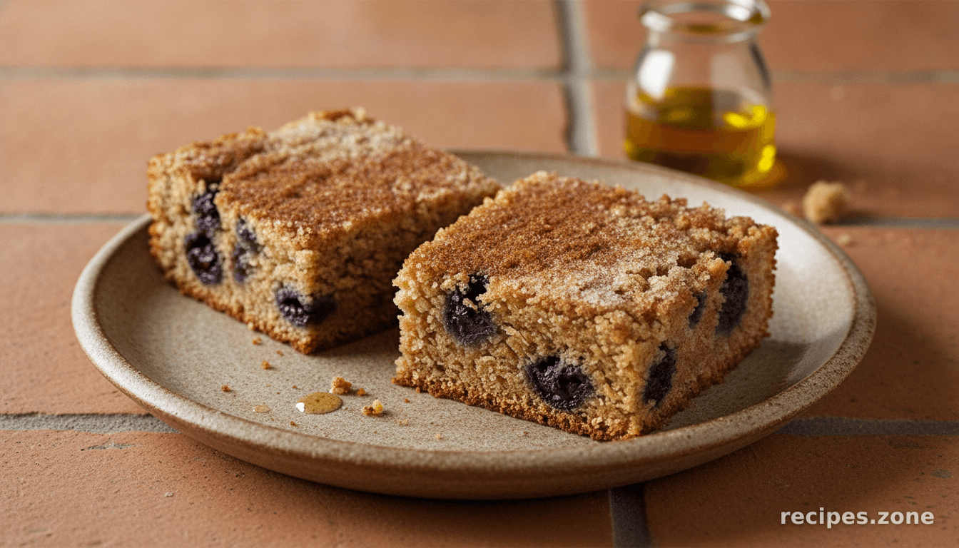 Blueberry Cinnamon Low Fat Cake