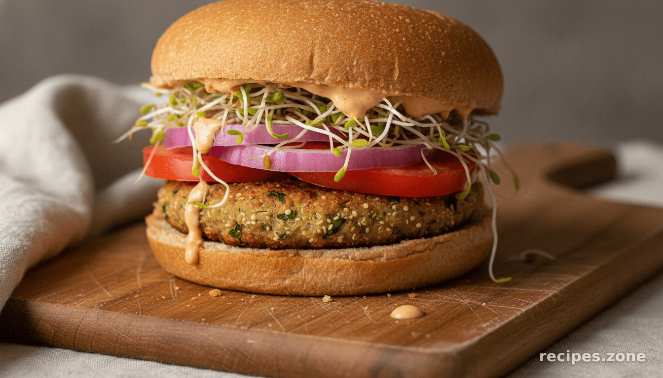 Lentil Veggie Burgers
