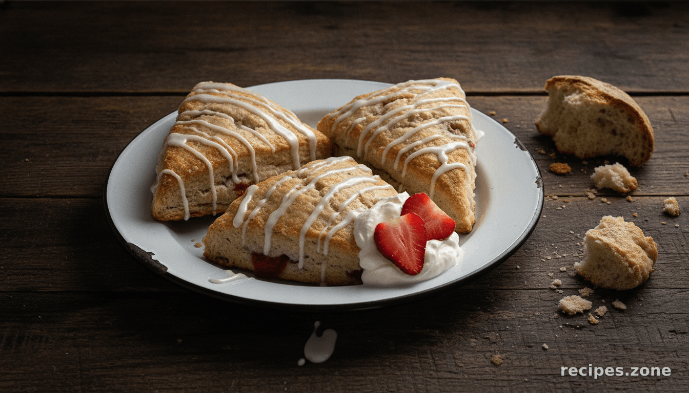 Strawberries and Cream Scones