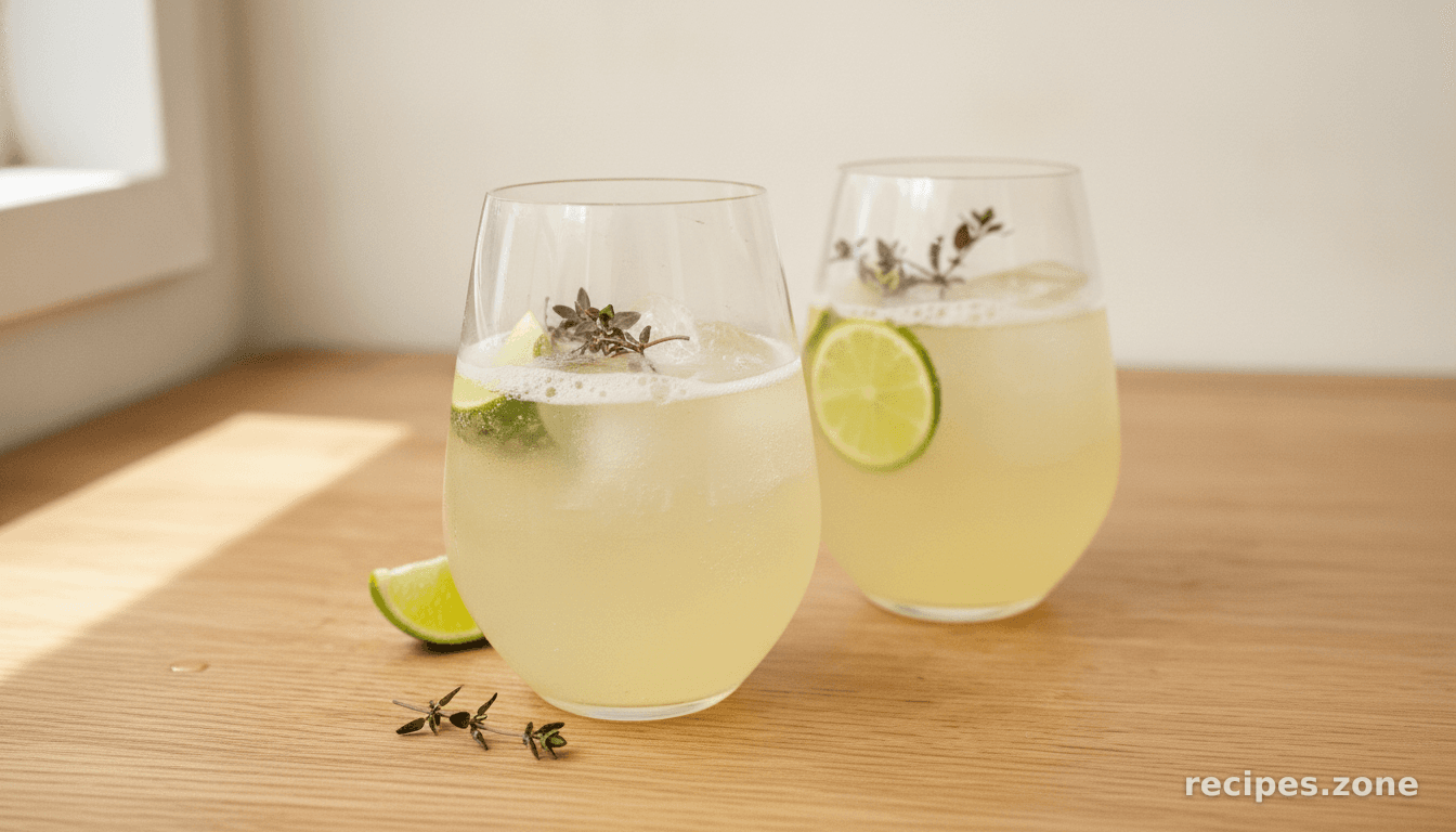 Lemon Elderflower Spritzer