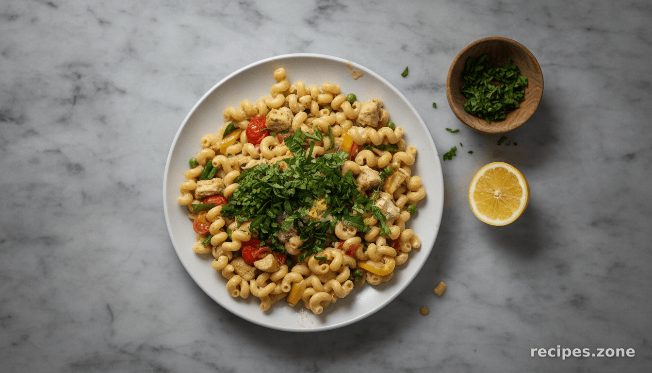Chicken Pasta Primavera - Flower Patch Farmgirl Style