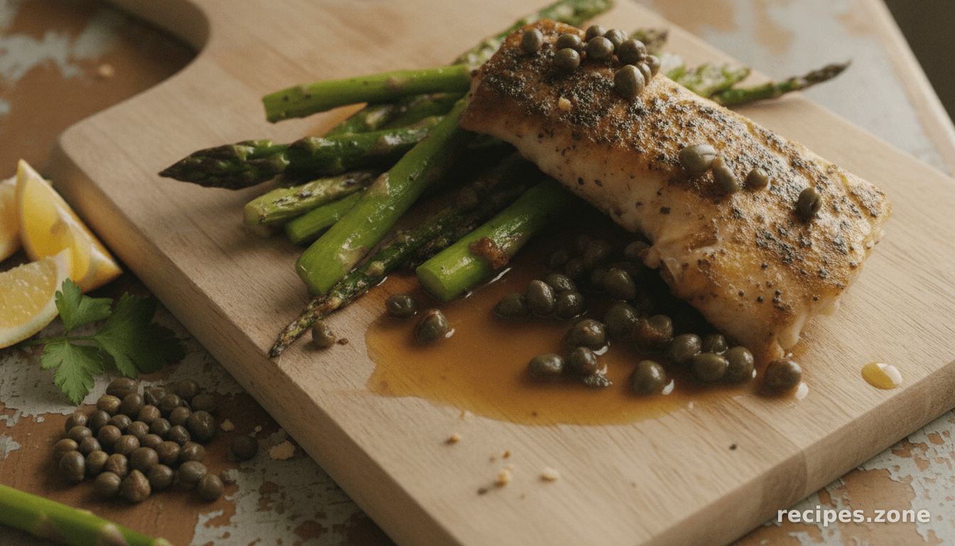 Mahi-Mahi With Lemon Caper Sauce