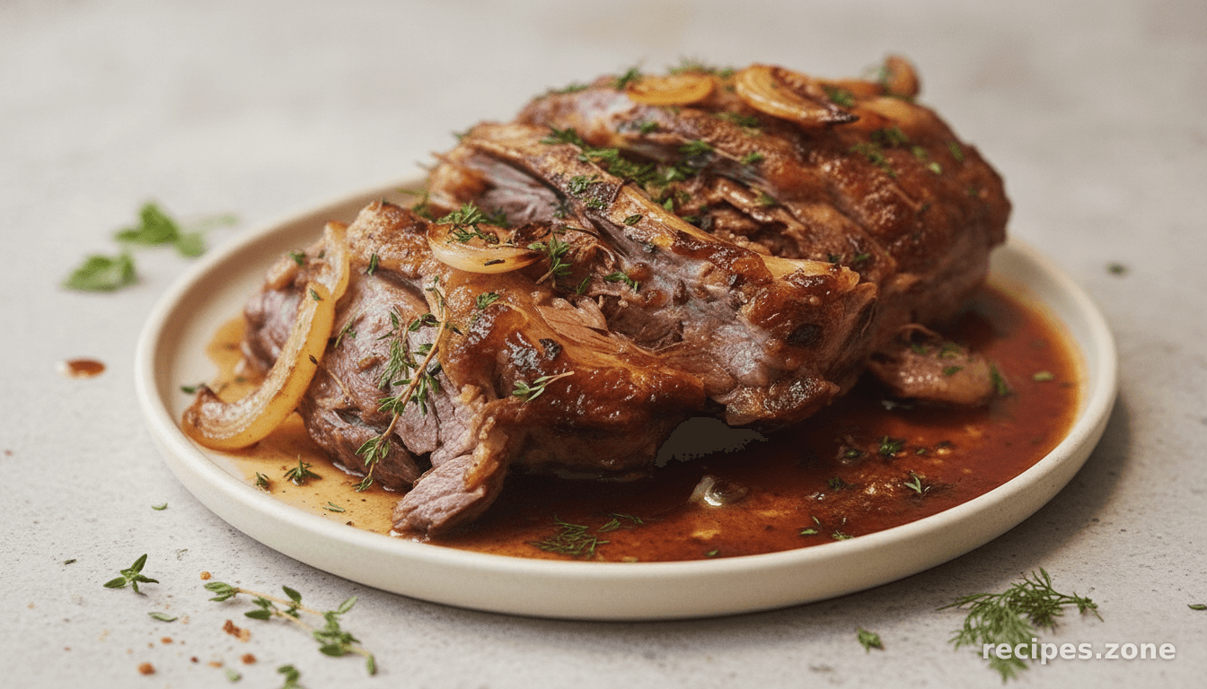 Slow-roast lamb with cinnamon, fennel & citrus