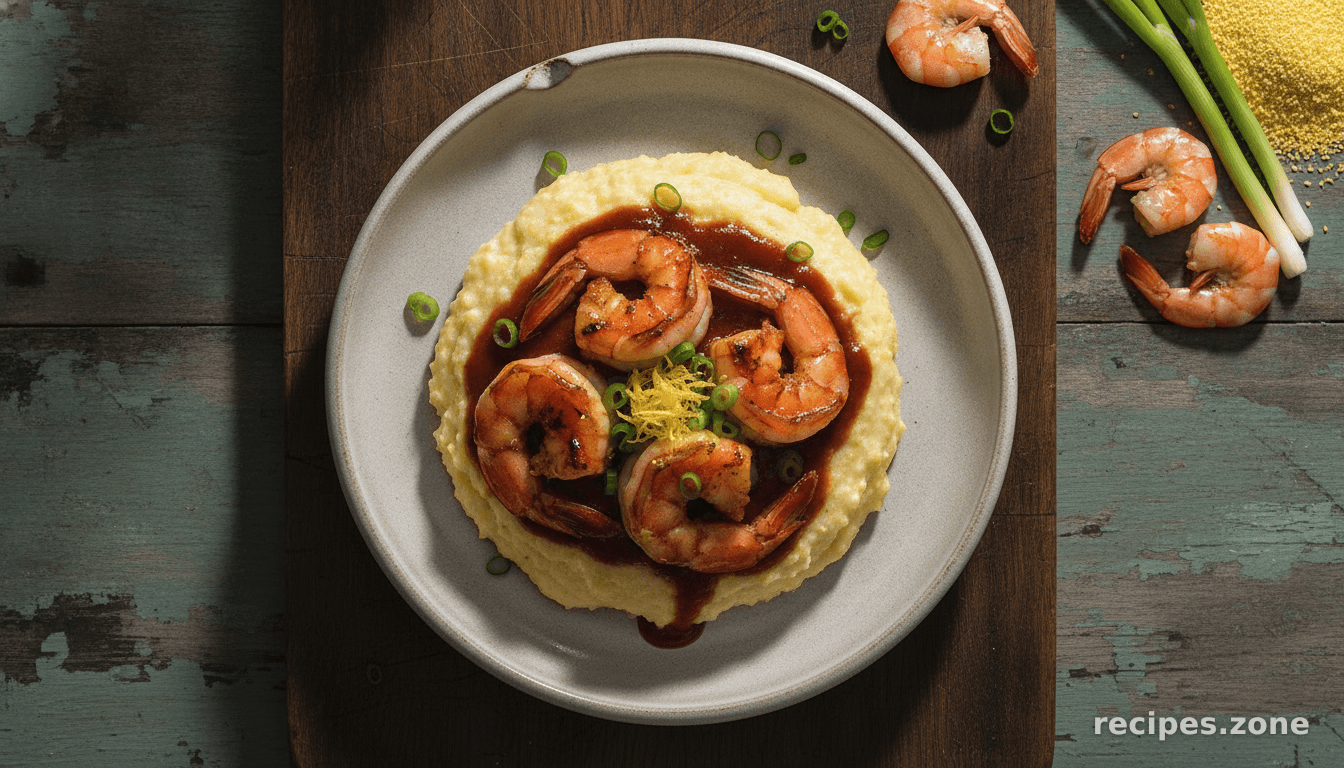 Barbecued Shrimp & Grits