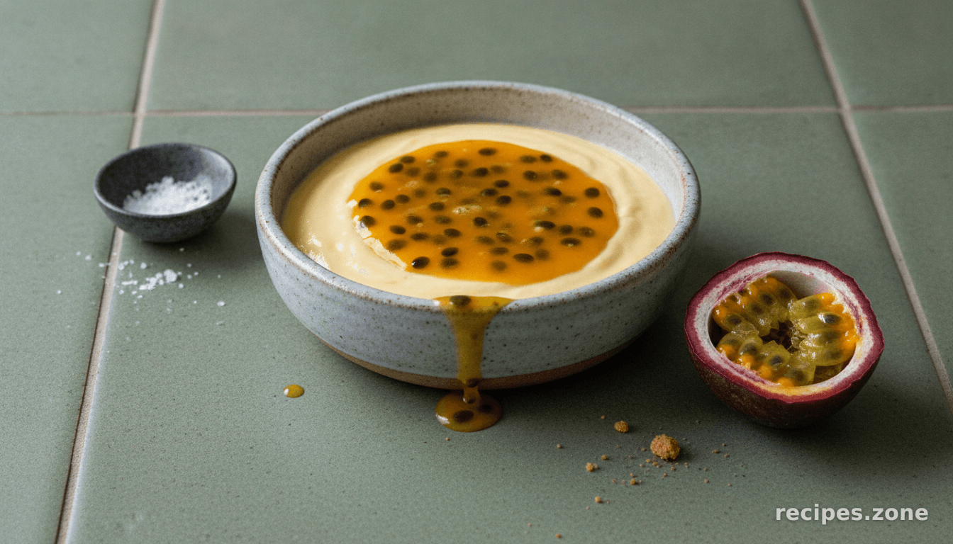 Passion fruit mousse