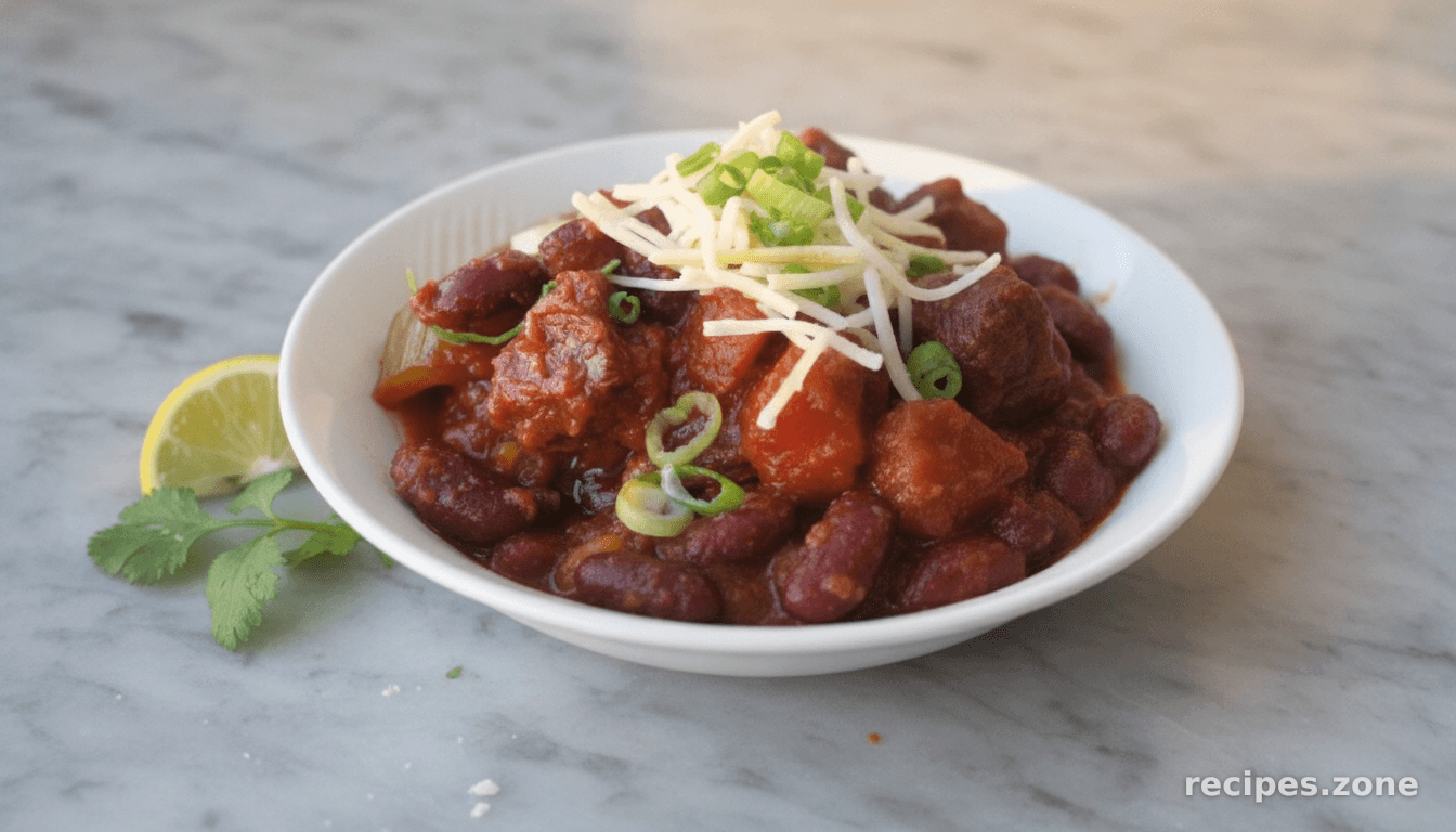 Slow Cooked Beef Chili