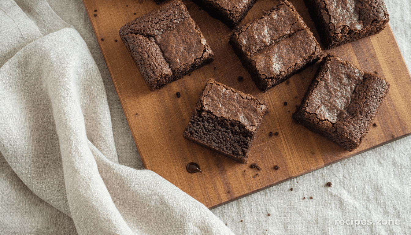 Thick, Fudgy, One Bowl Brownies