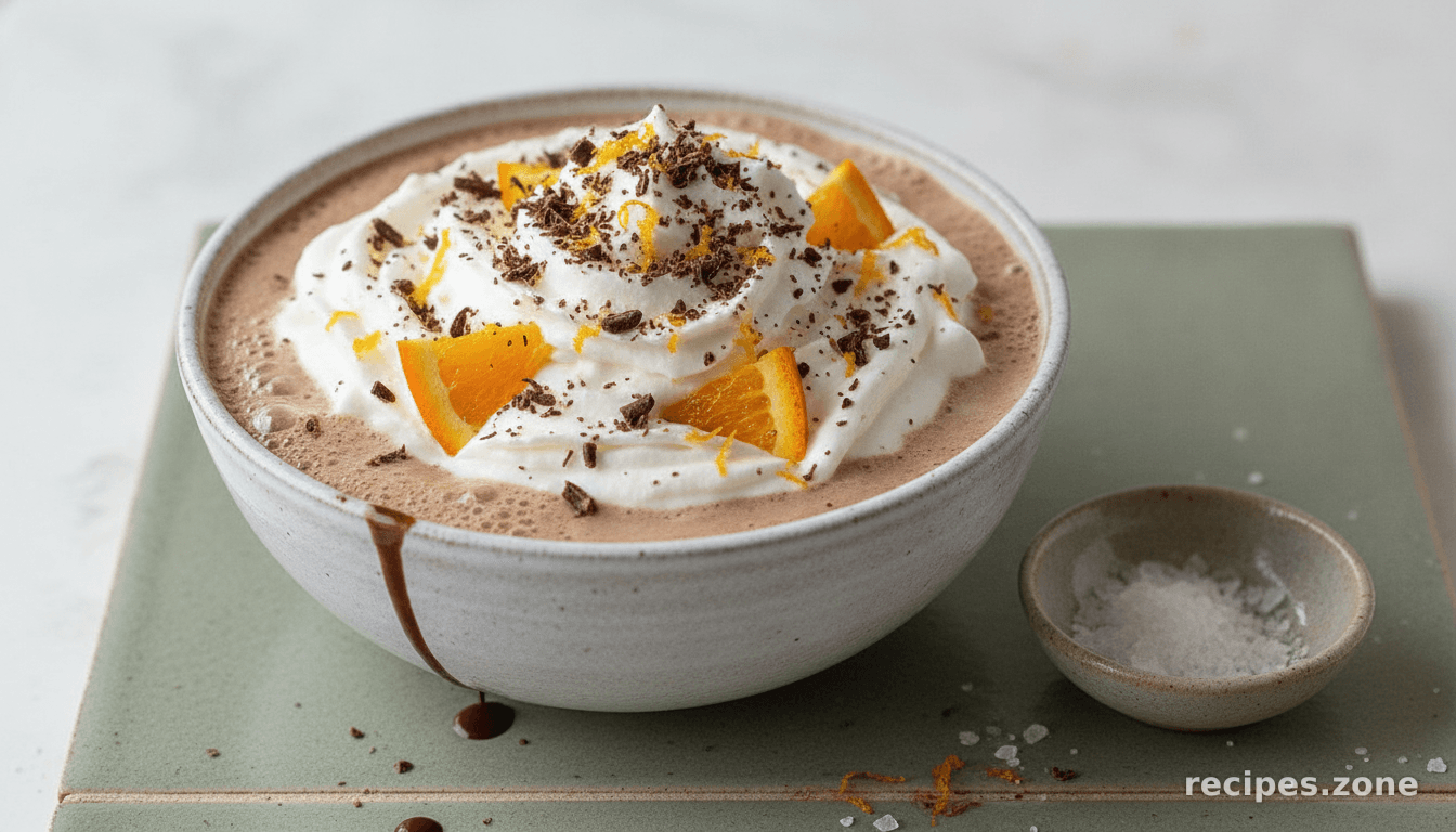 Orange Scented Hot Chocolate