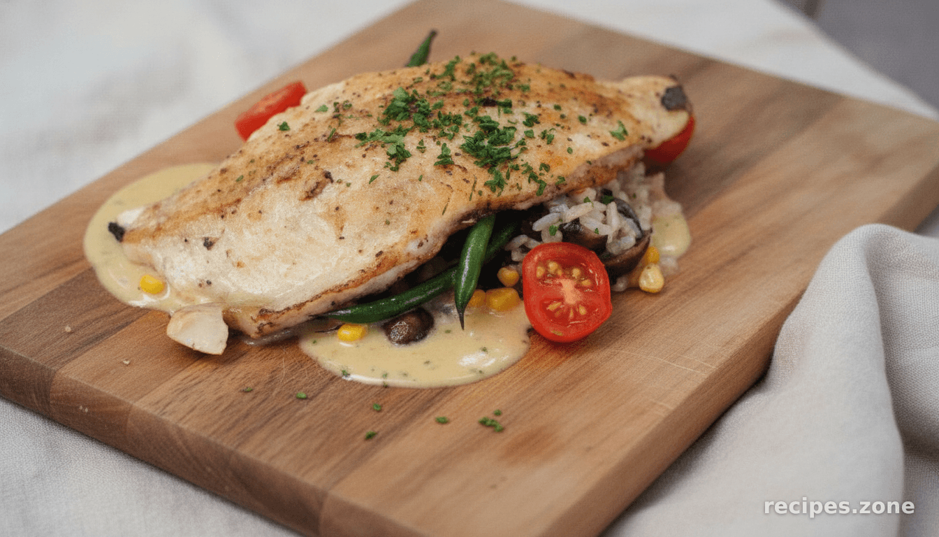Mushroom Tarragon Fish