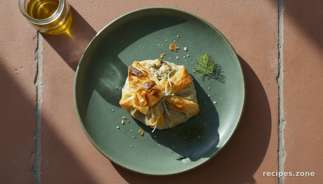Prawn and Fennel Filo Pastry