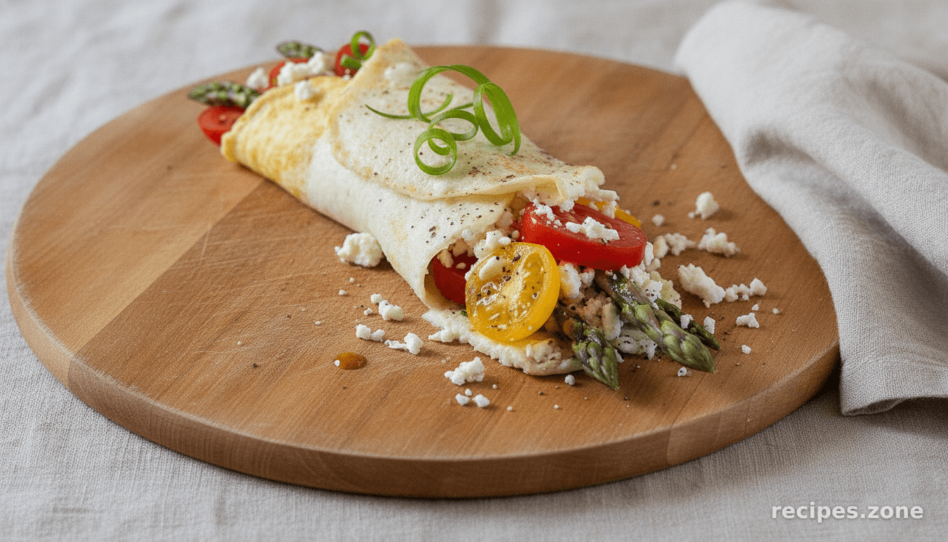 Greek Inspired Spring Omelet
