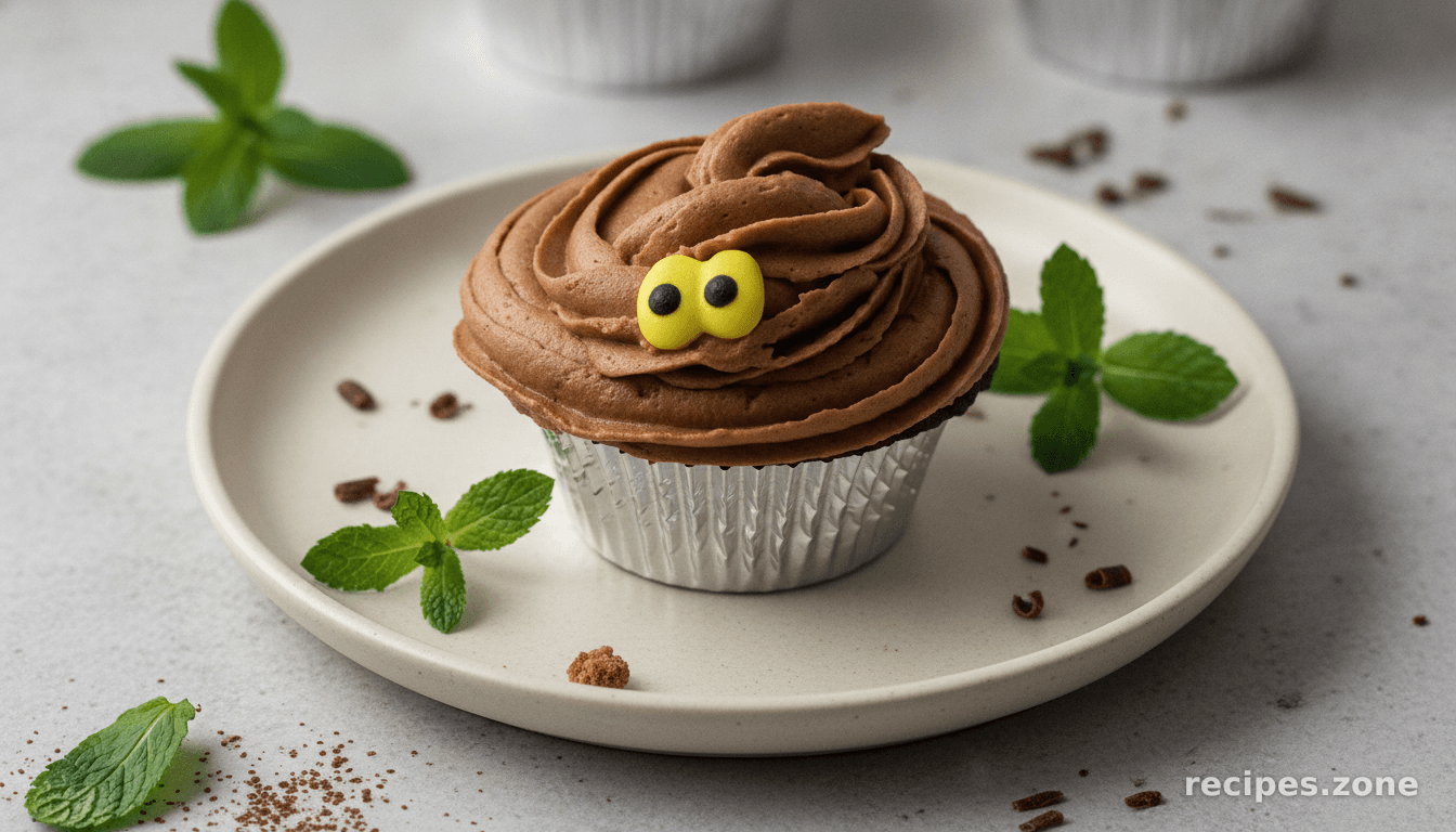 Boo-tifully Delicious Triple Chocolate Cupcakes