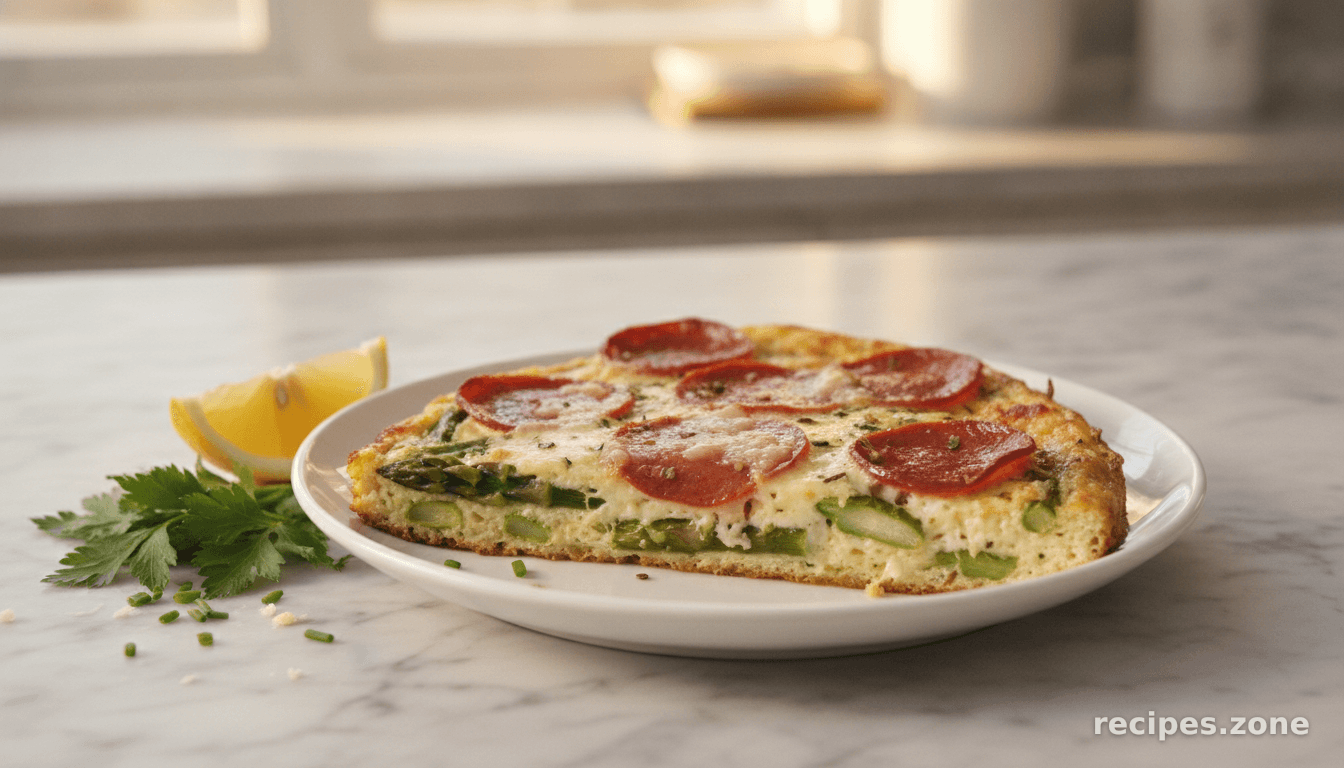 Asparagus Parmesan Frittata