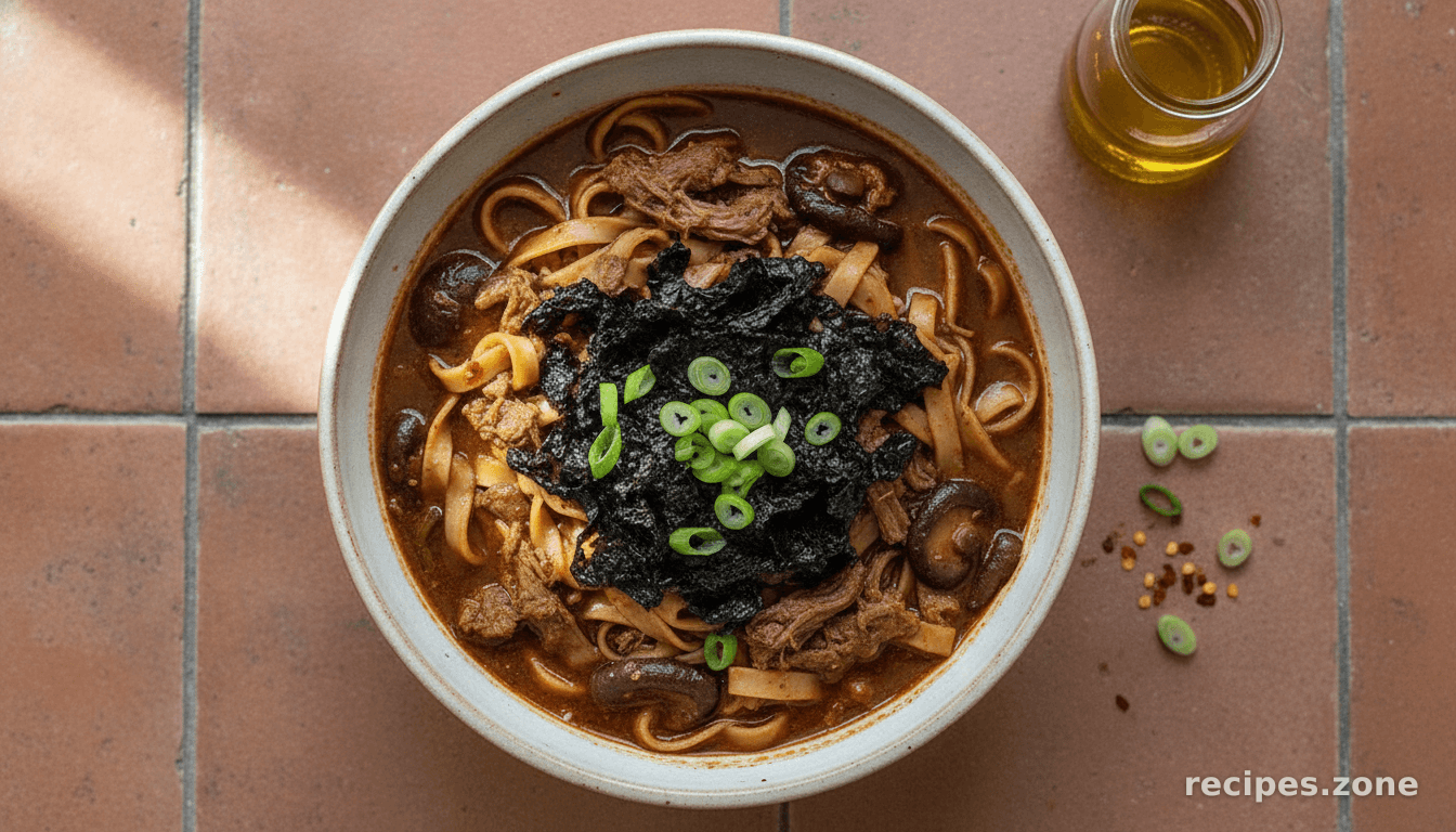 Zomppa's Spicy Beef Noodle Soup