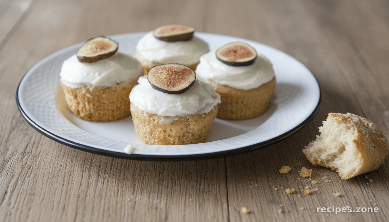 Fig and Almond Cupcakes