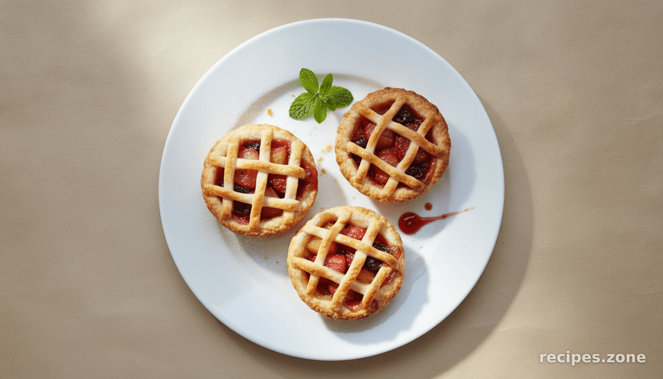 Strawberry-pineapple tartlets