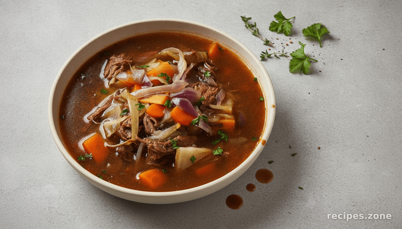 Wintery Vegetable Beef Soup