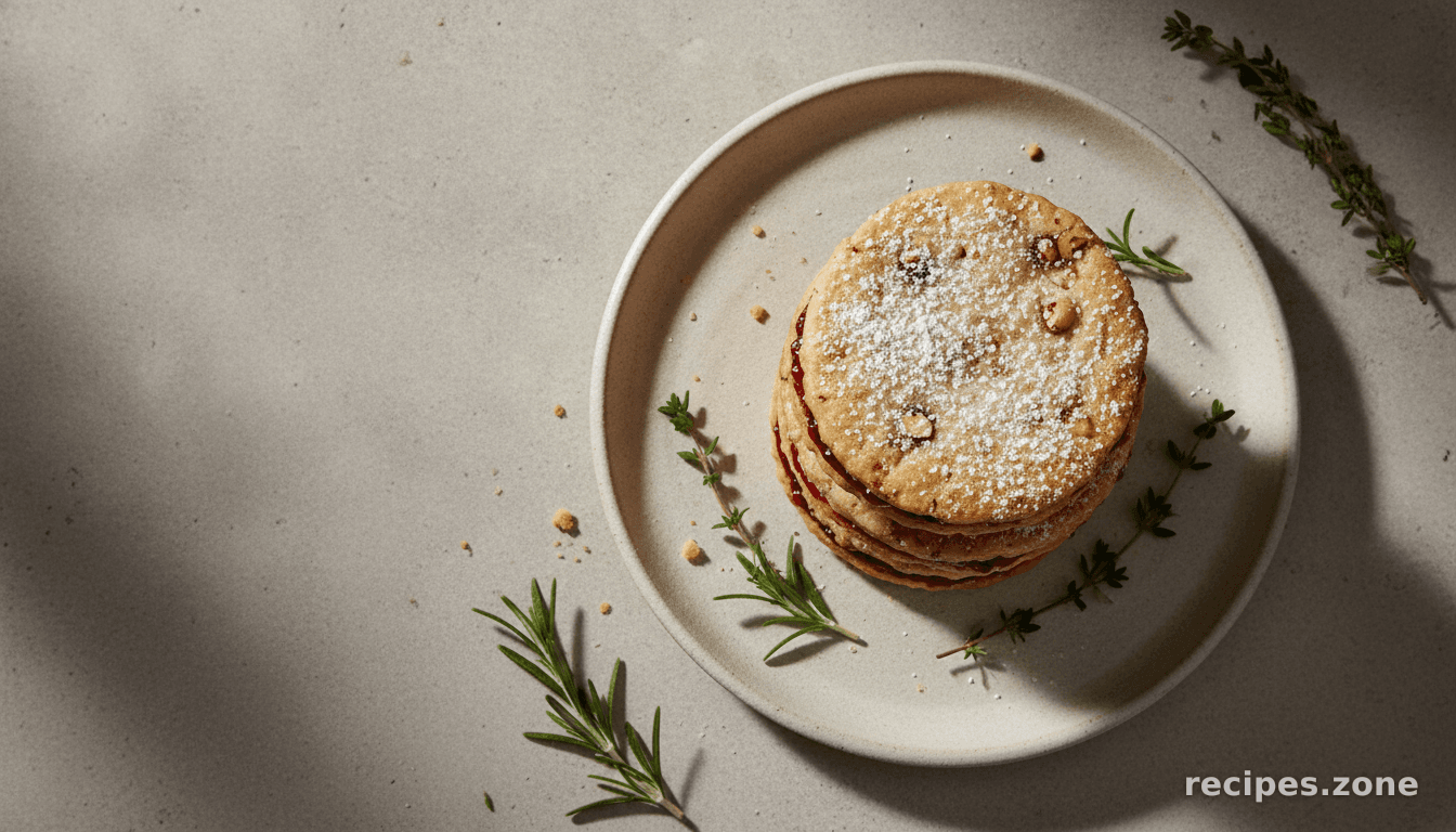 Hazelnut & Coconut Shortbread Sandwich Cookies