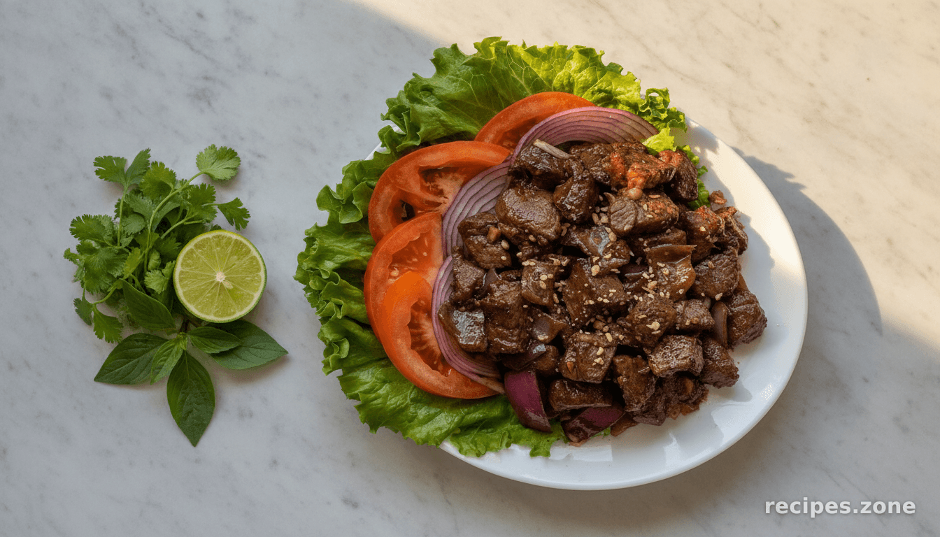 BEEF LOK LAK (Lok Lak Sach Ko)