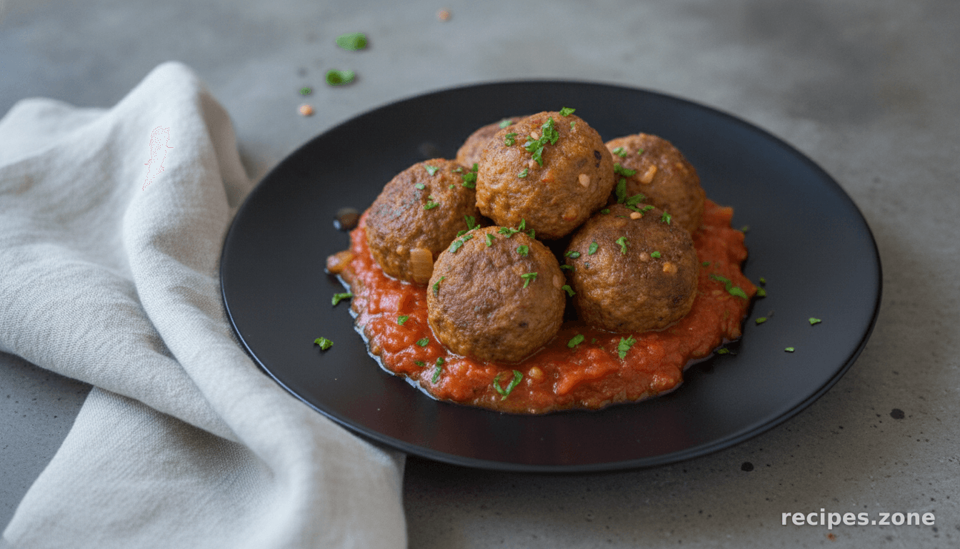 Spanish Meatballs In Tomato Sauce