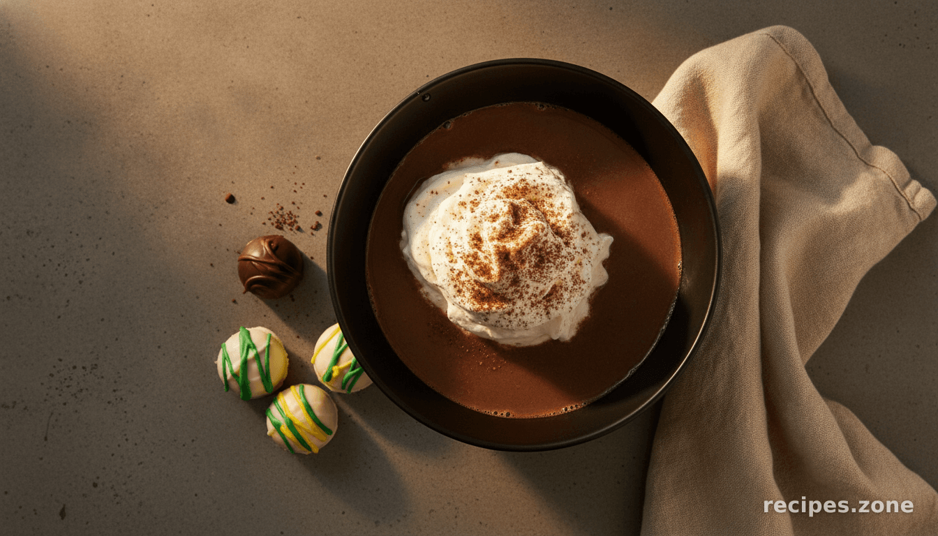 Dark Chocolate Cinnamon Easter Eggnog