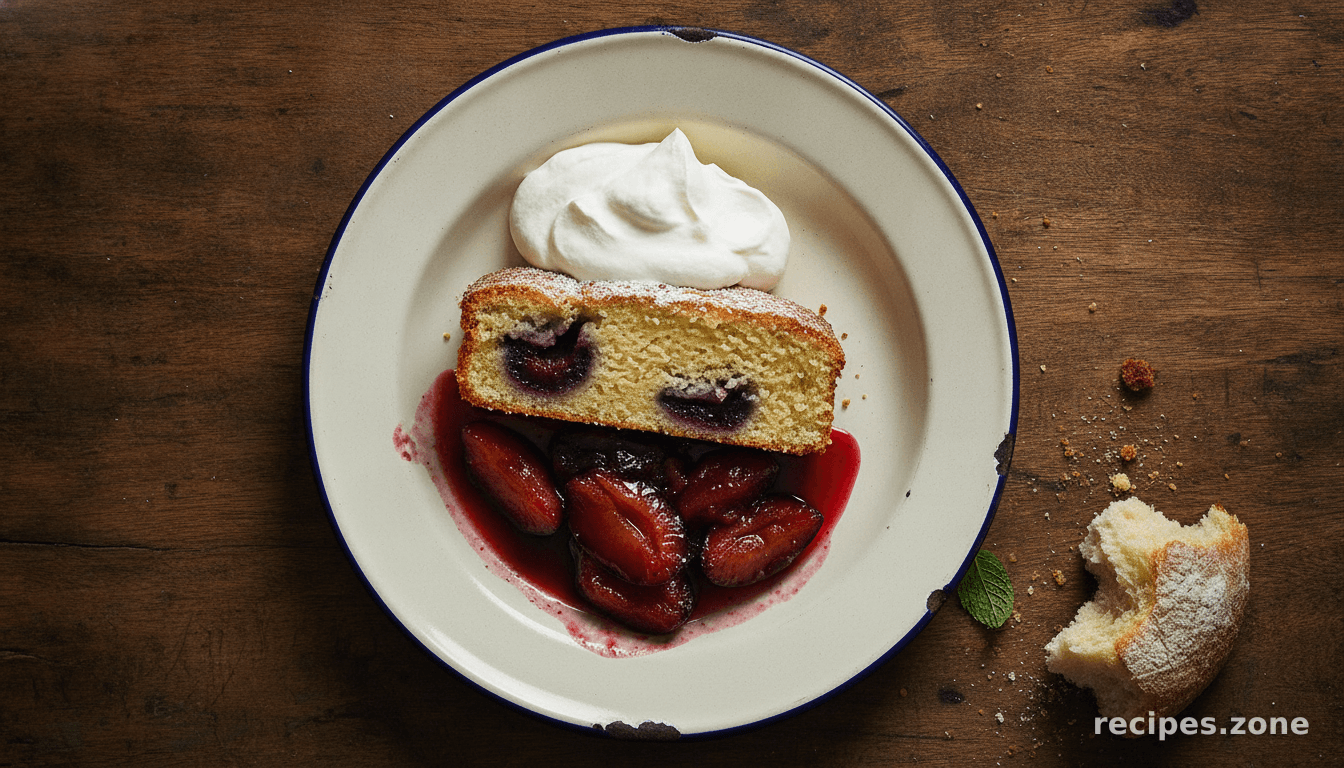 Blue Sugar Plum Cake