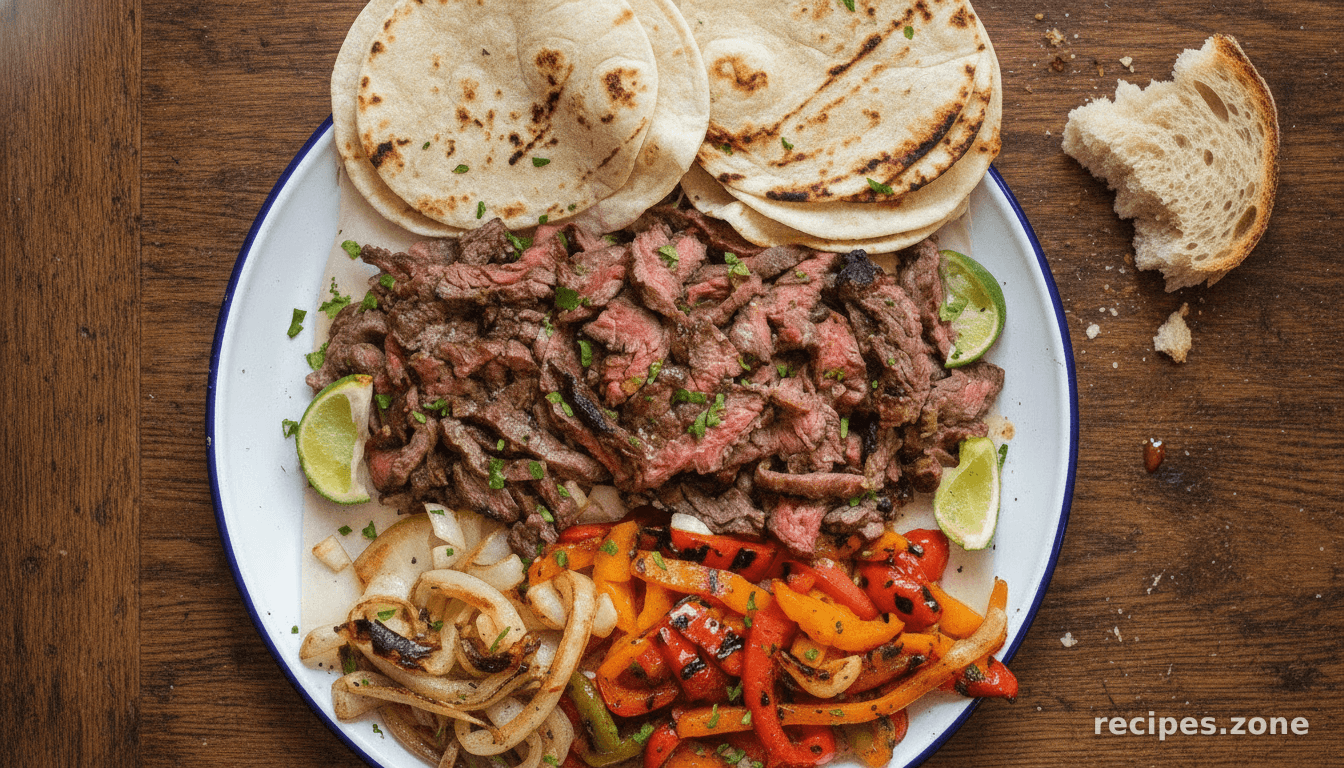 Skirt Steak Fajitas