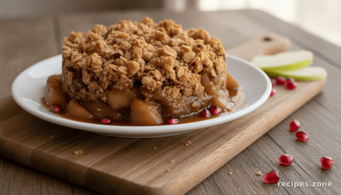 Apple- Pomegranate Crisp
