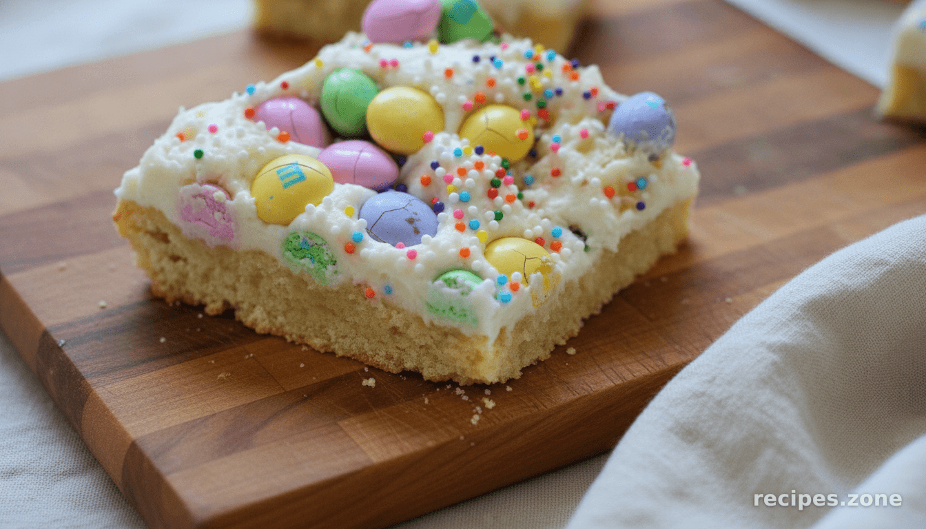Easter Sugar Cookie Bars