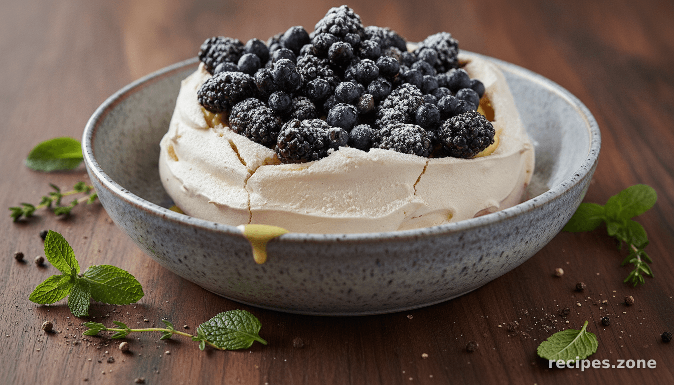 Lemon Curd Pavlova