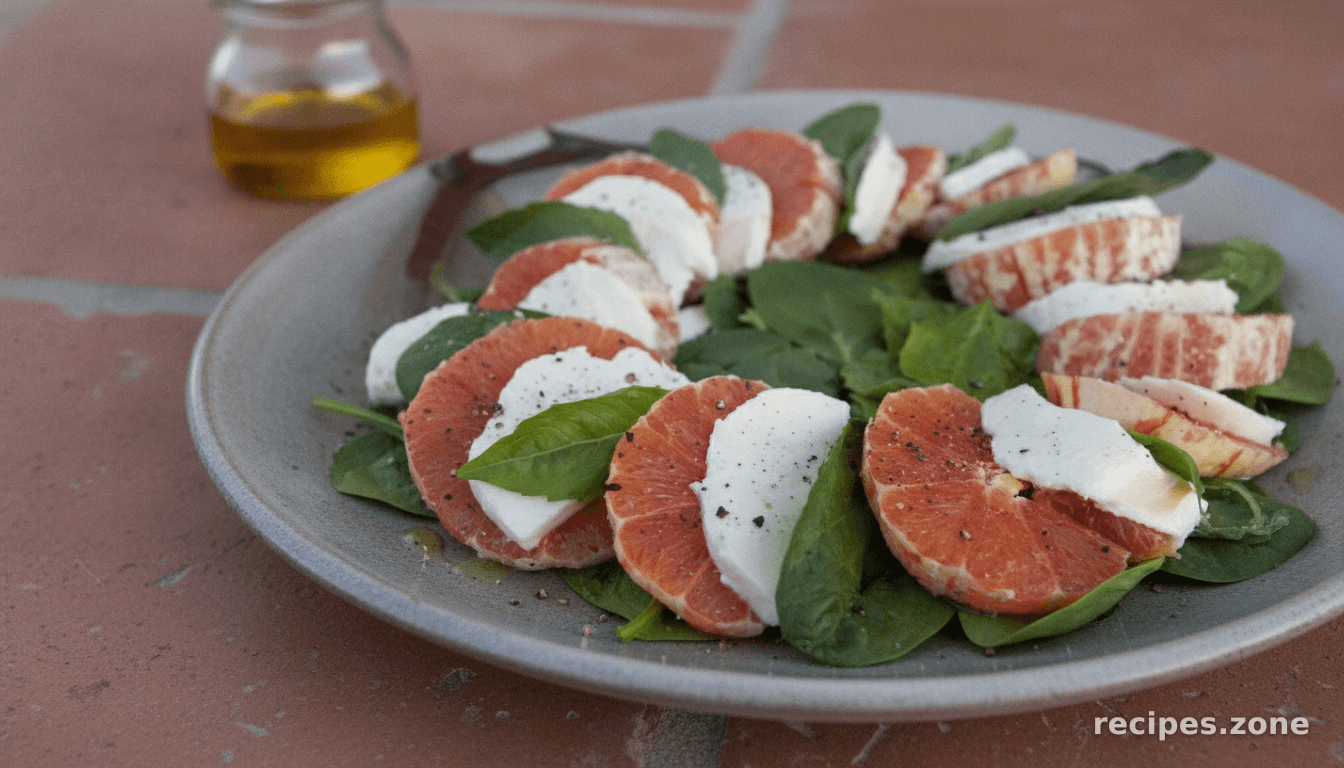 Orange Caprese Salad