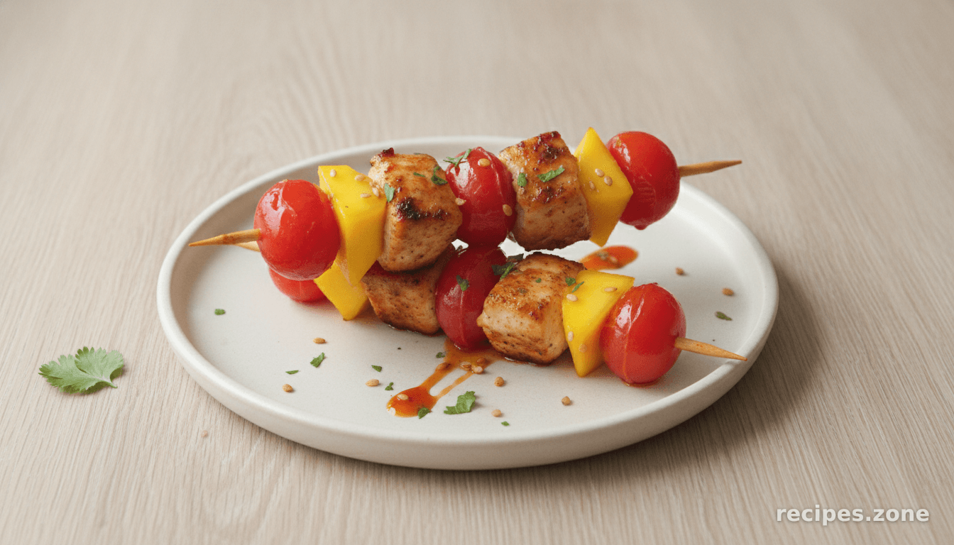 Chicken and Mango Skewer