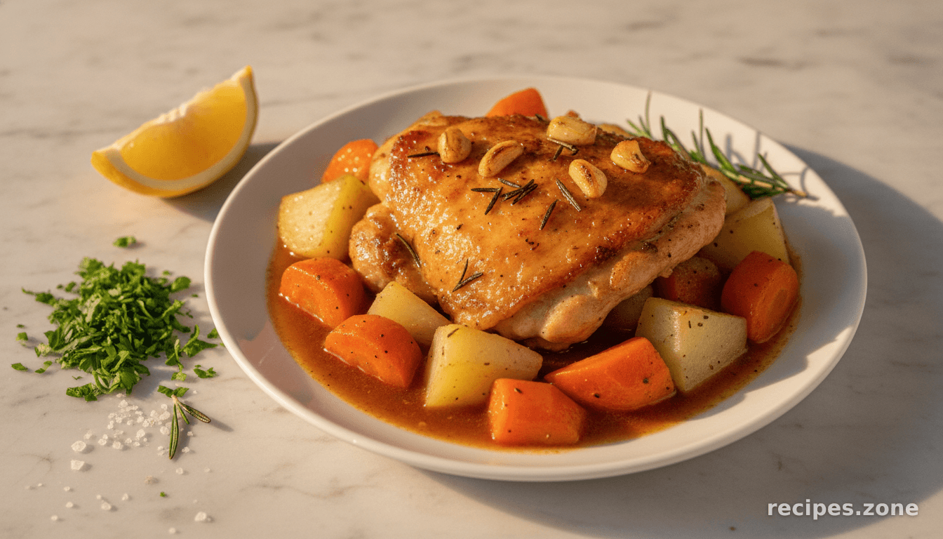 Chicken Thigh With Rosemary and Garlic