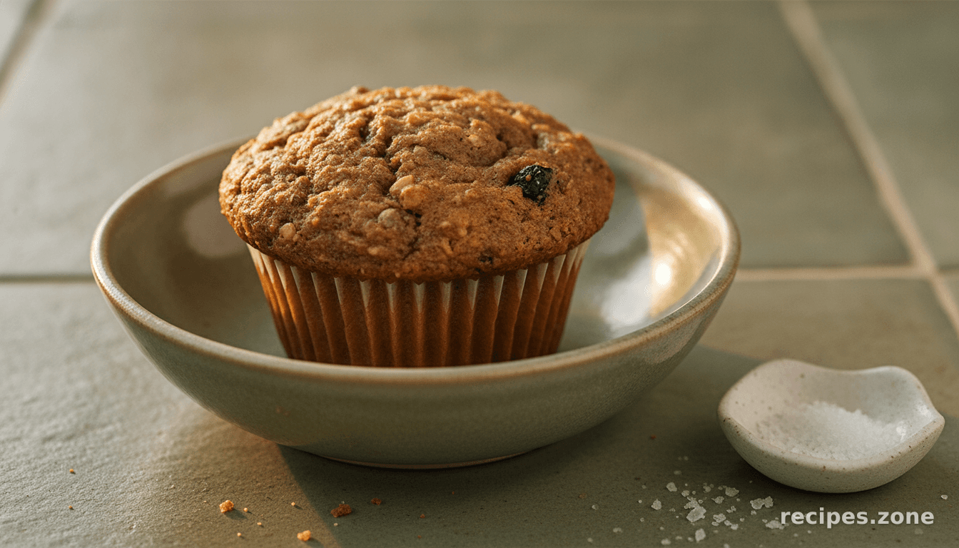 Moist Spelt Bran Muffins