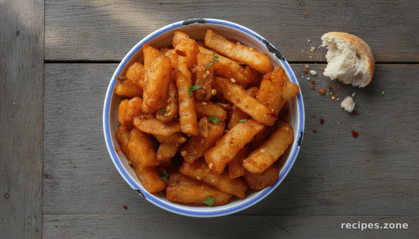 Hot ‘n’ honey potato sticks