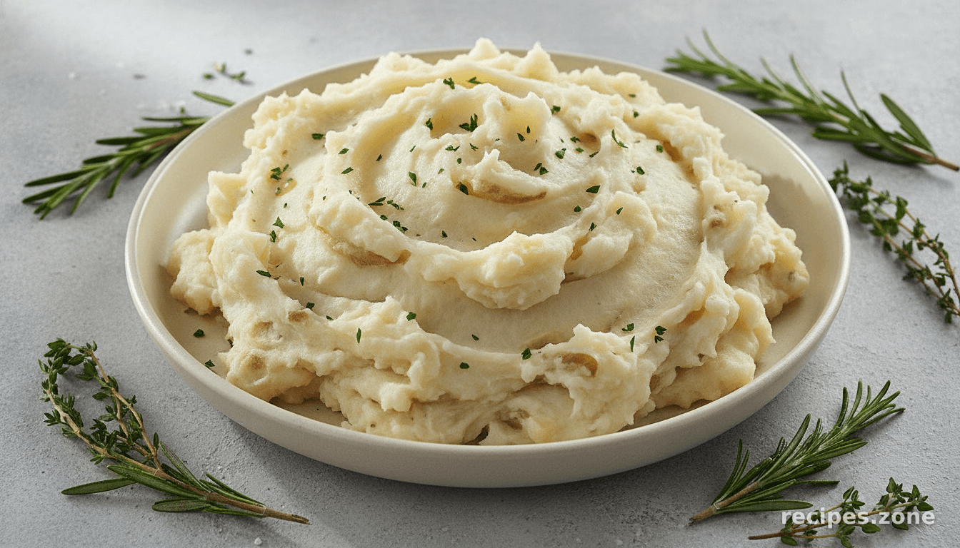 Garlic Low Fat Mashed Potatoes