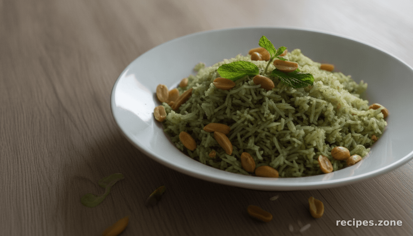 Nasi Pudina (Mint Rice)