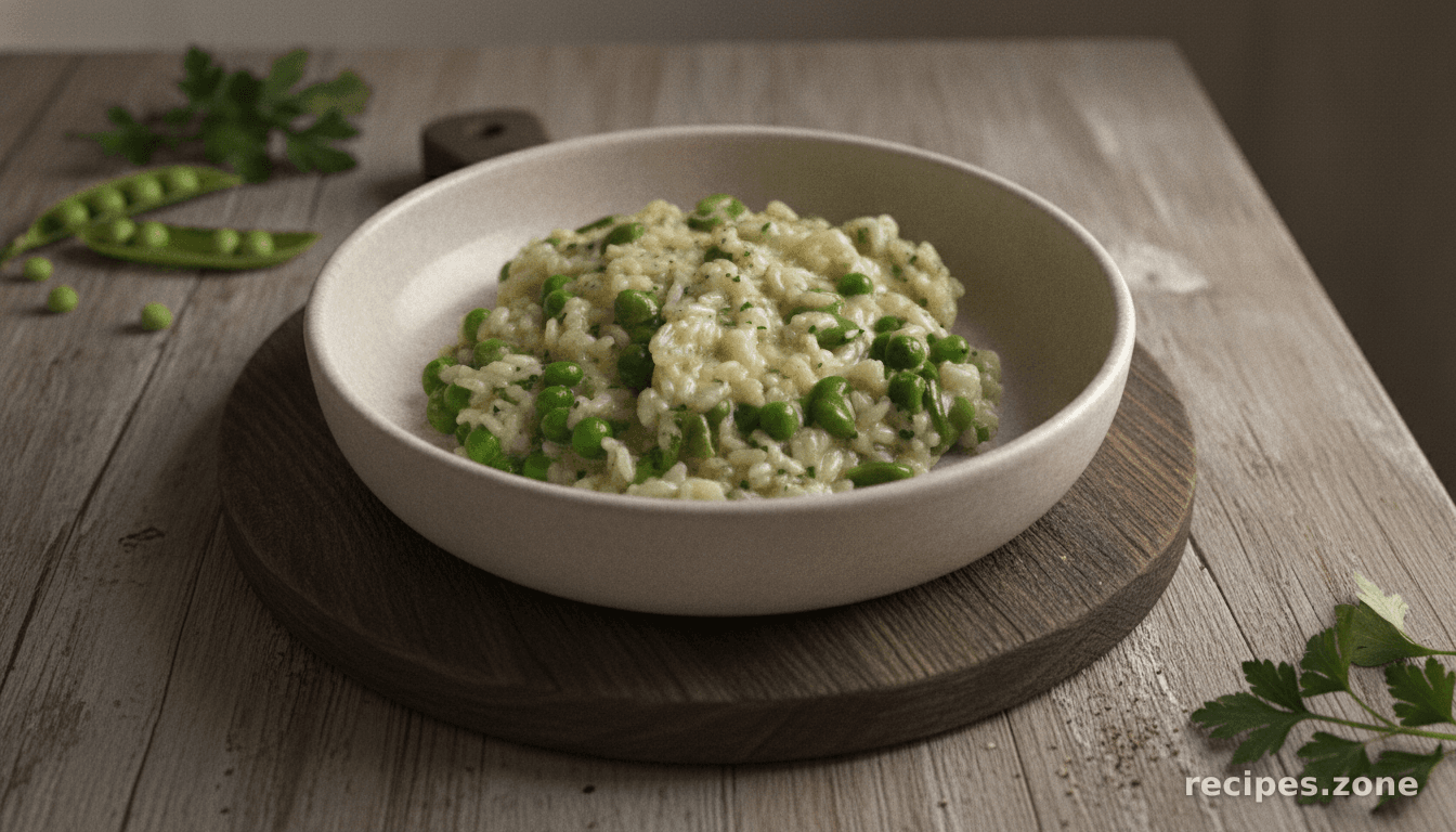 Risotto With Fresh Peas