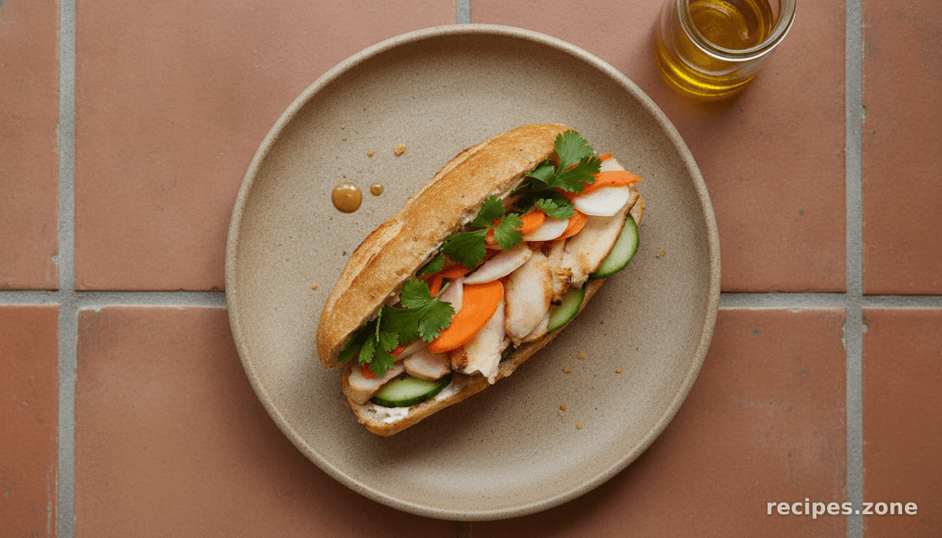 Grilled Chicken Banh Mi