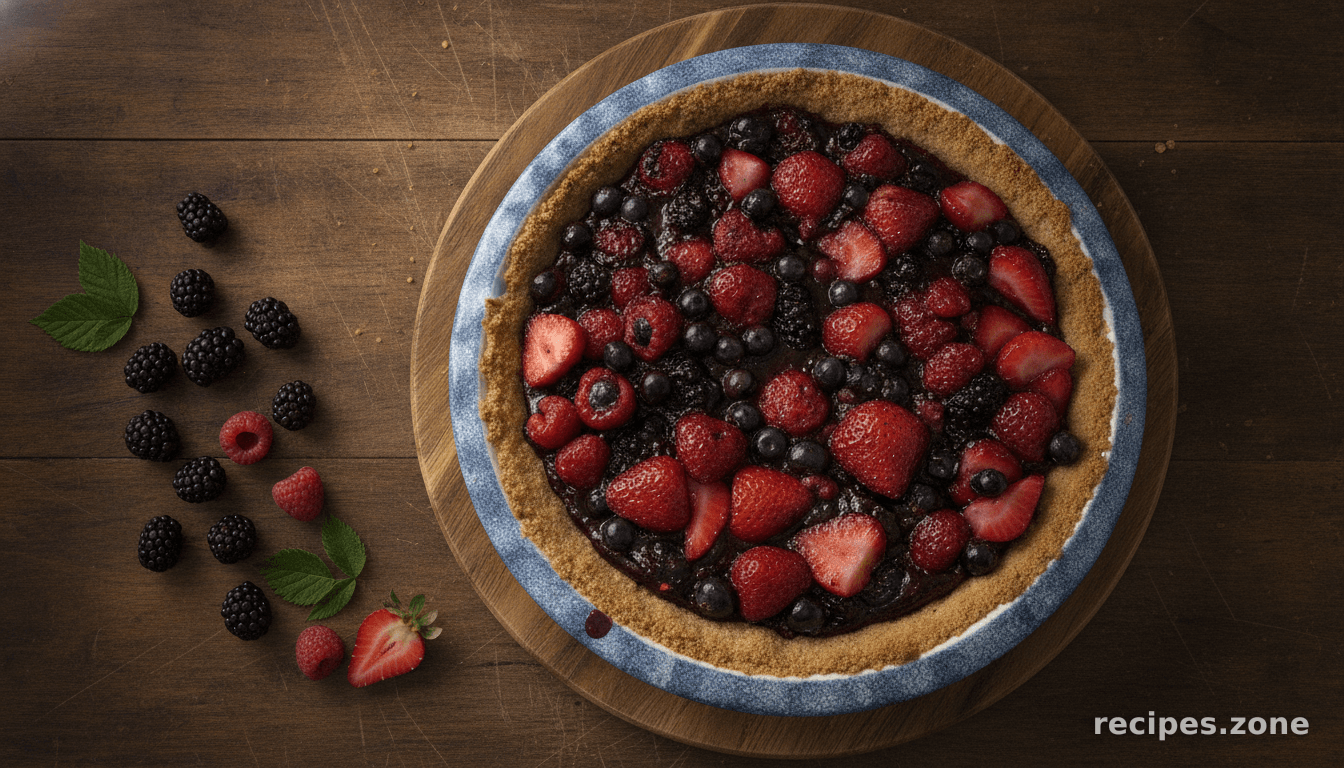 Blackberry-Raspberry Pie