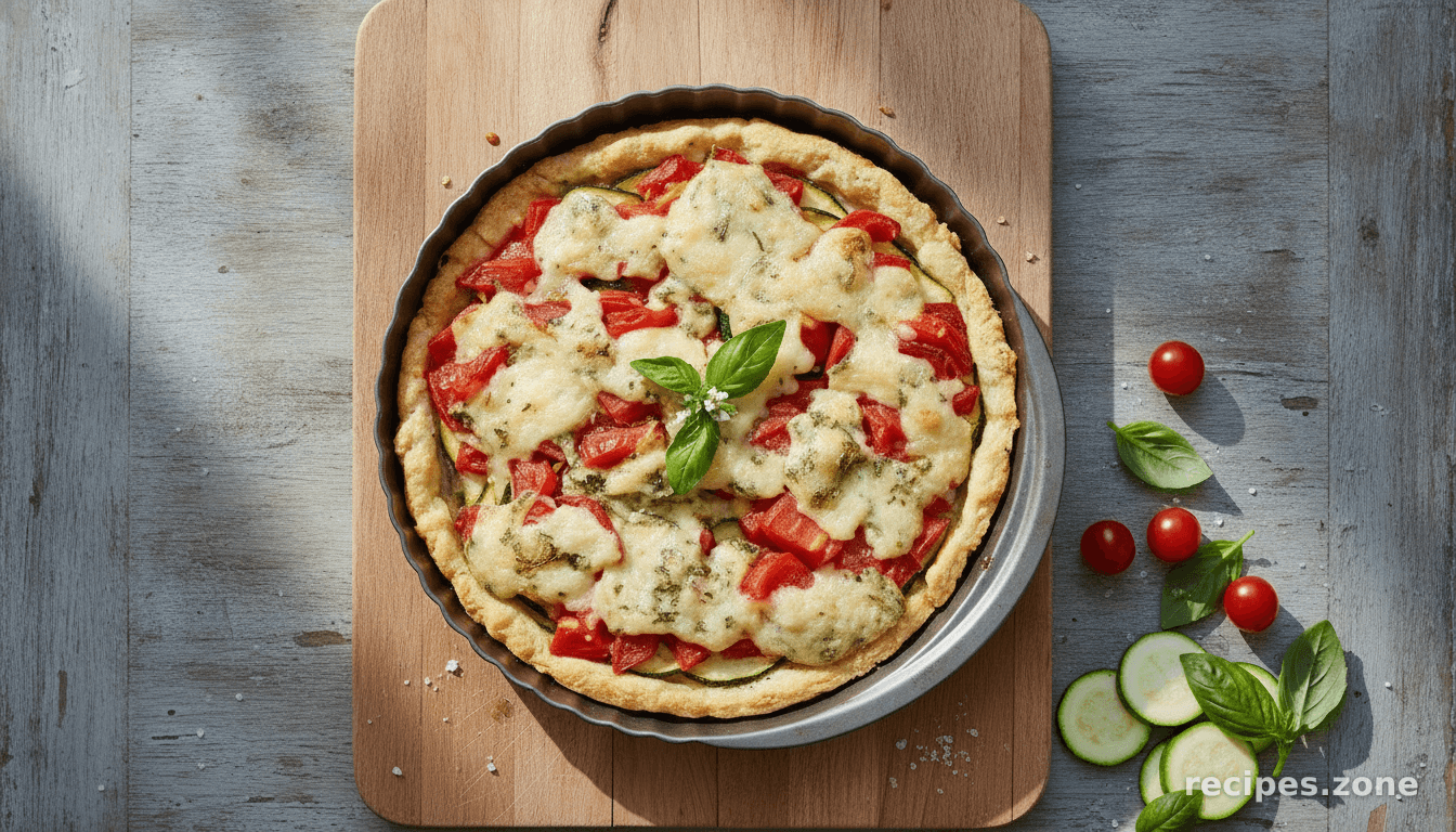 Tomato-Zucchini Pie